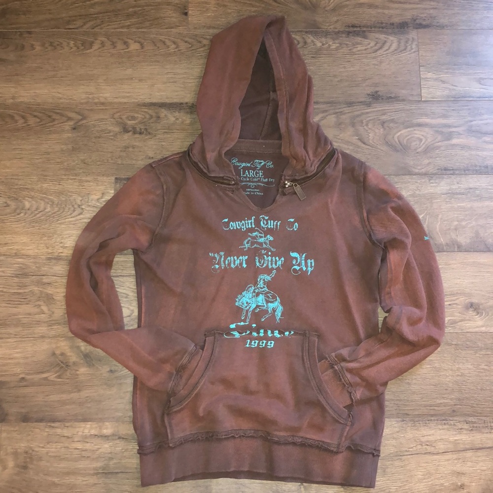 Cowgirl Tuff Women’s Large Sweatshirt